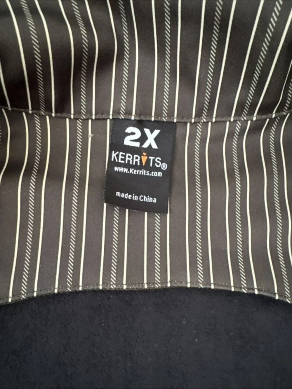 Kerrits EQ Equestrian Wear Striped Softshell Riding Vest Size 2X - Picture 10 of 11